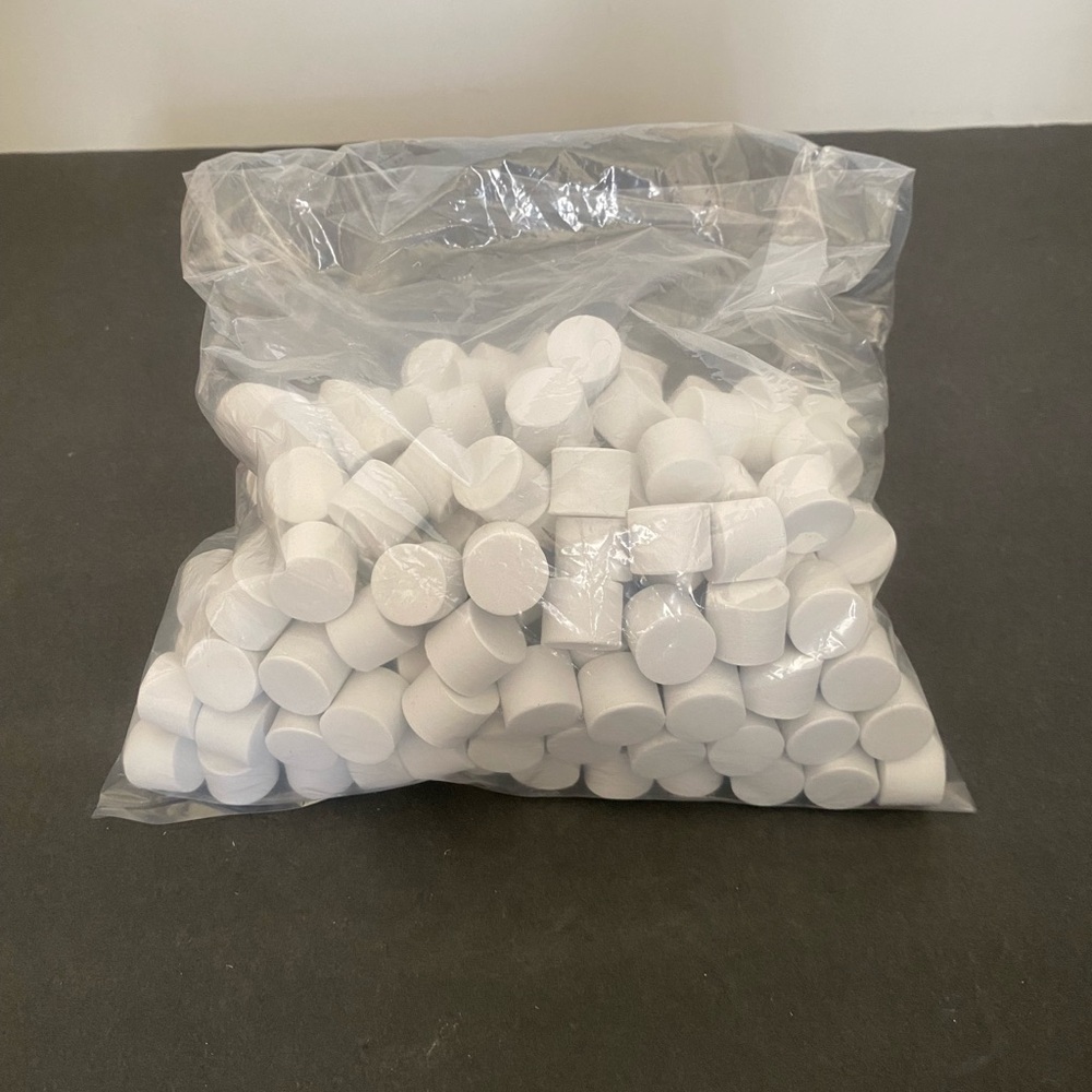 Darice Foamies Craft Foam Shapes Fake Faux Marshmallows smaller size lot of 190